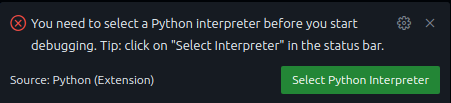 Interpreter selection